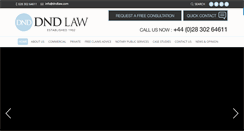 Desktop Screenshot of dndlaw.com
